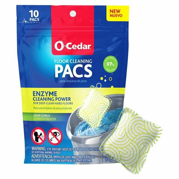 O-Cedar FLOOR CLEANER POWDER CITRS 10PK 172400